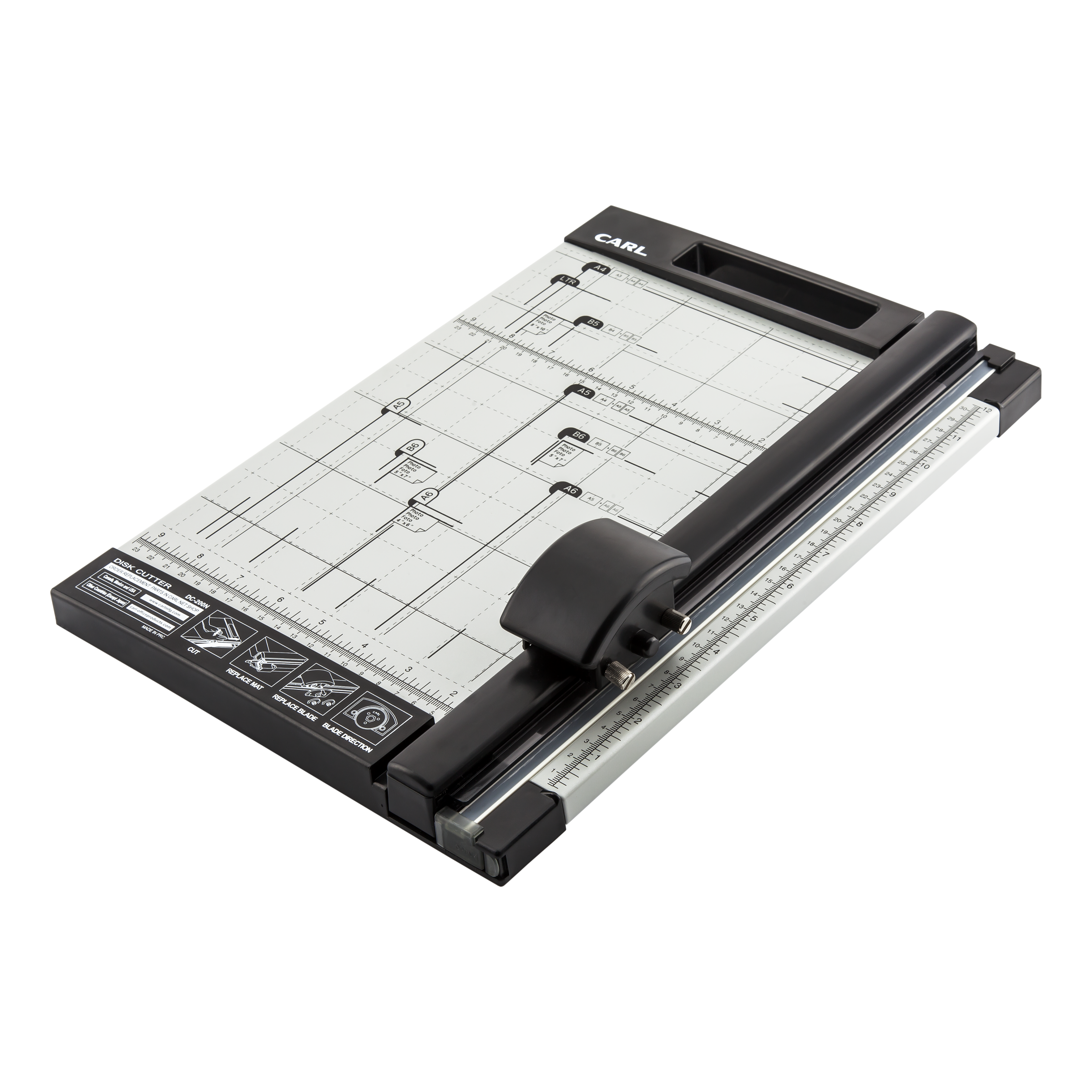 10-sheet Rotary Trimmer | DC-200N (A4), DC-2A3N (A3) - CARL